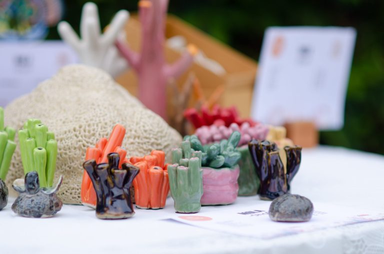 Keepsakes from the Coral Universe Installation