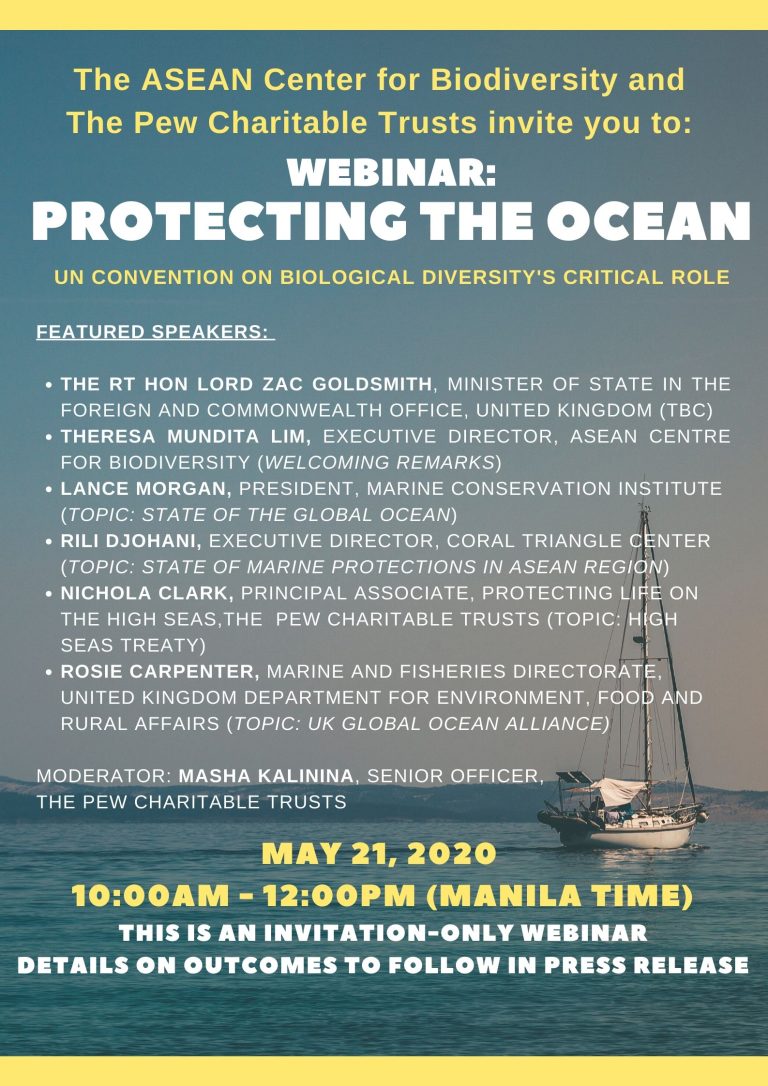 Upcoming Webinar : Protecting the Ocean