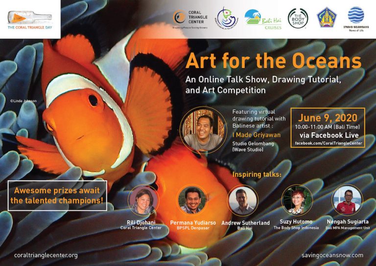 “Art for the Oceans”- An Online Talk Show, Drawing Tutorial and Art Competition!