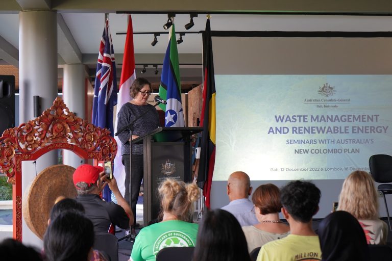 Australian Consulate-General in Bali Hosts Waste Management and Renewable Energy Seminar at CTC’s Center for Marine Conservation